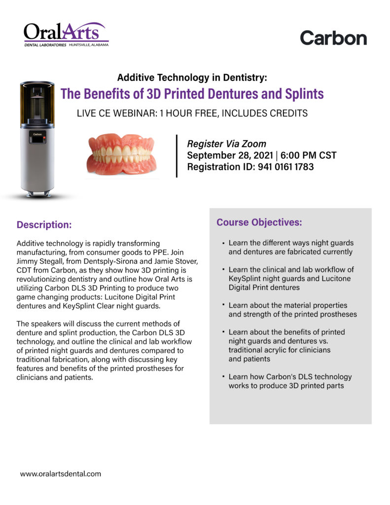 Continuing Education Oral Arts Dental Laboratories
